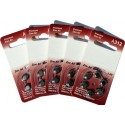 5 Packs of 6 Hearing Aid Batteries A312