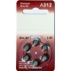 5 Packs of 6 Hearing Aid Batteries A312