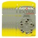 Pack de 10 x 6 Piles auditives Rayovac Extra Advanced 10